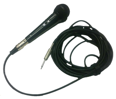 '- Additional Wired Microphone w/ Cable - Seattle Karaoke - Rental - Microphones & Stands