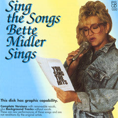 PSG-1200 Bette Midler - Seattle Karaoke - Pocket Songs - English - CDG