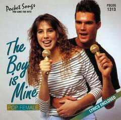 PSG-1313 The Boy Is Mine - Pop Female - Seattle Karaoke - Pocket Songs - English - CDG