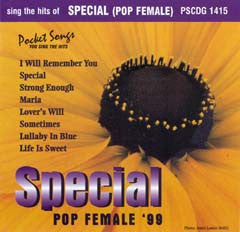 PSG-1415 Special (Pop Female) - Seattle Karaoke - Pocket Songs - English - CDG