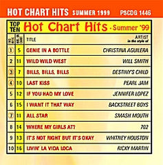 PSG-1446 Top Ten Pop Hits Summer '99 - Seattle Karaoke - Pocket Songs - English - CDG