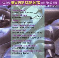 PSG-1475 New Pop Star Hits #1 - Seattle Karaoke - Pocket Songs - English - CDG