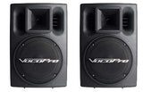 VocoPro: PV-802<br>Active/Powered 8" 200W+200W 2-Way Speaker System - Seattle Karaoke - VocoPro - Speakers - 1