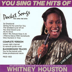 PSG-1003 Whitney Houston - Seattle Karaoke - Pocket Songs - English - CDG