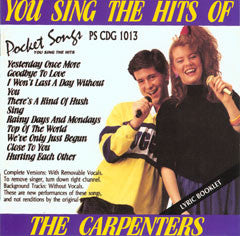 PSG-1013 The Carpenters - Seattle Karaoke - Pocket Songs - English - CDG