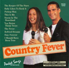 PSG-1212 Country Fever - Seattle Karaoke - Pocket Songs - English - CDG