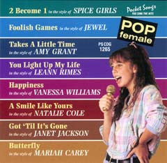 PSG-1265 Pop Female - Seattle Karaoke - Pocket Songs - English - CDG
