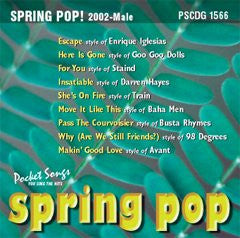 PSG-1566 Spring Pop - Male 2002 - Seattle Karaoke - Pocket Songs - English - CDG