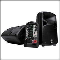 Yamaha: STAGEPAS 600BT<br>All-in-one Portable Bluetooth 680W PA System<br>w/ Detacheable Mixing Amp<br>(Mixer & Amplifier)