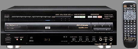 Rental Pioneer Laser Disc/CDG/DVD(Region 1)/CD Player - Seattle Karaoke - Rental - Rental Players: CD/CDG/SuperCDG/DVD/VCD/LaserDisc