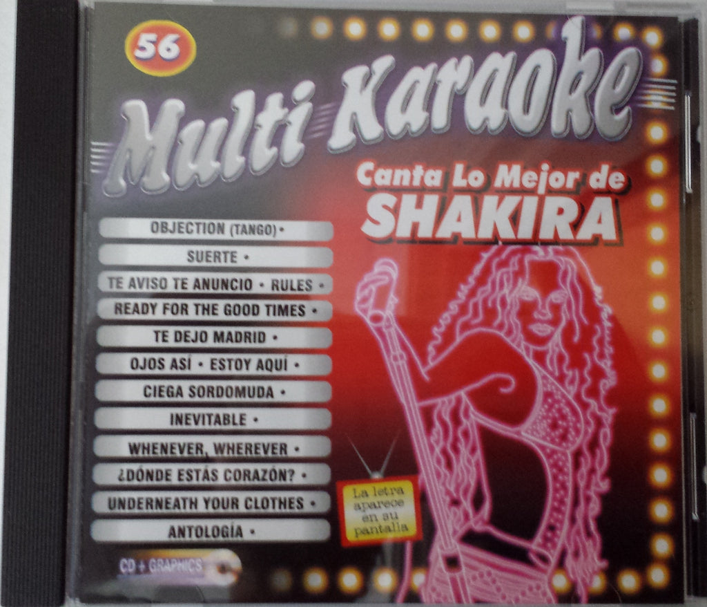 OKE-056 Shakira - Seattle Karaoke - Multi Karaoke - Spanish - CDG