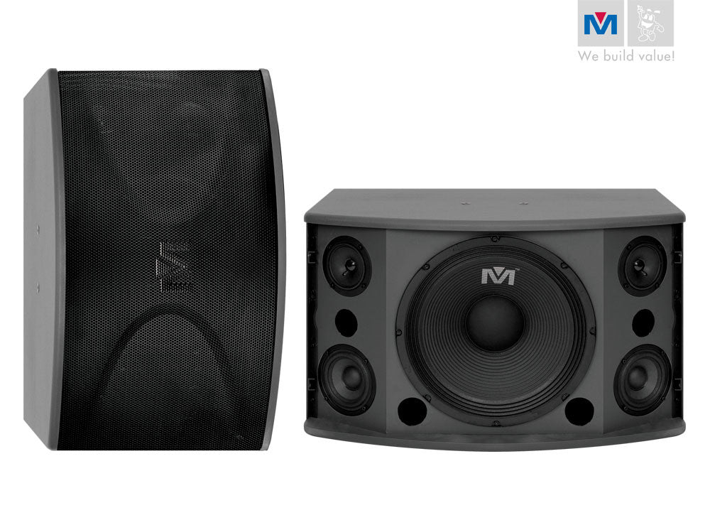 Better Music Builder: CS-612 G3<br>Passive 12" 300W+300W 3-Way Speakers - Seattle Karaoke - Better Music Builder - Speakers - 1