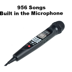 Rental Package CV:<br>Handheld Mic System w/ 956 English Songs - Seattle Karaoke - Rental - Systems w/ English Songs - 1