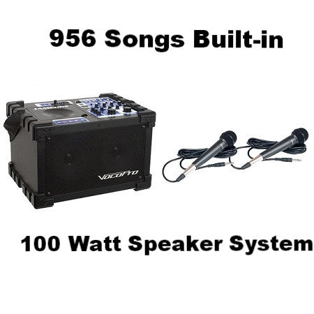 Rental Package CV:<br>Portable Karaoke System w/ 956 English Songs - Seattle Karaoke - Rental - Systems w/ English Songs - 1